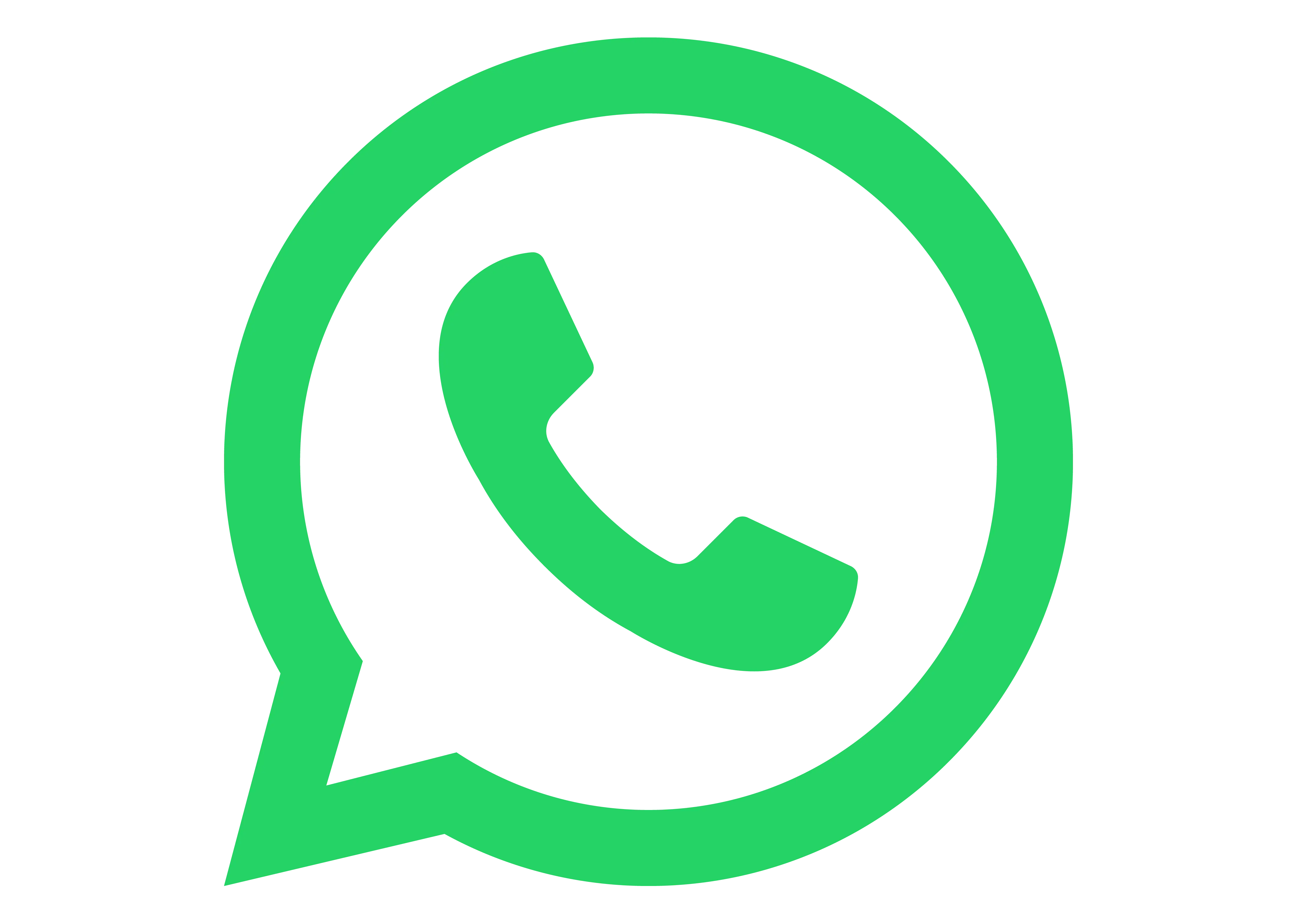 WhatsApp Logo - Grüner Telefonhörer in grüner Sprechblase